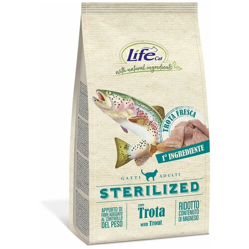   Lifecat Adult Sterilized Trout      7,5   -     , -,   