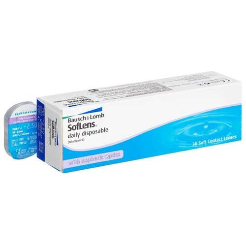    Bausch & Lomb Soflens Daily Disposable, 30 ., R 8,6, D -6,5   -     , -  