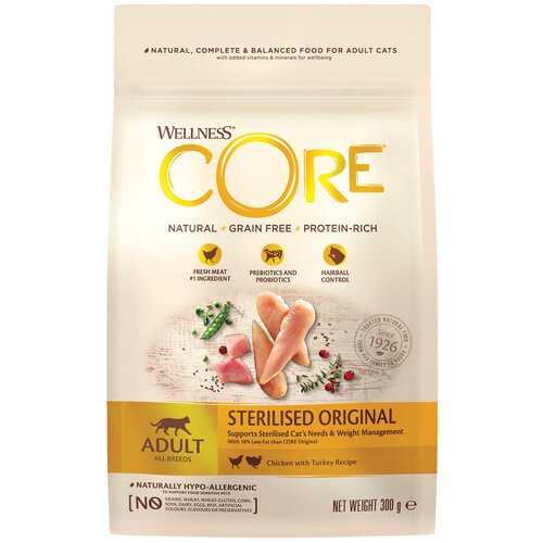    Wellness CORE STERILISED        300    -     , -,   