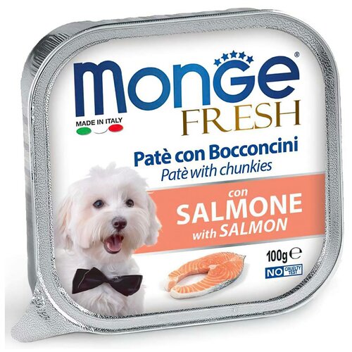      Monge Dog Fresh PATE e BOCCONCINI con SALMONE, , 5 .  100    -     , -,   
