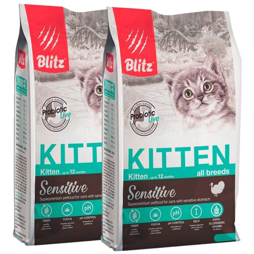    BLITZ SENSITIVE KITTEN TURKEY     (10 + 10 )   -     , -,   