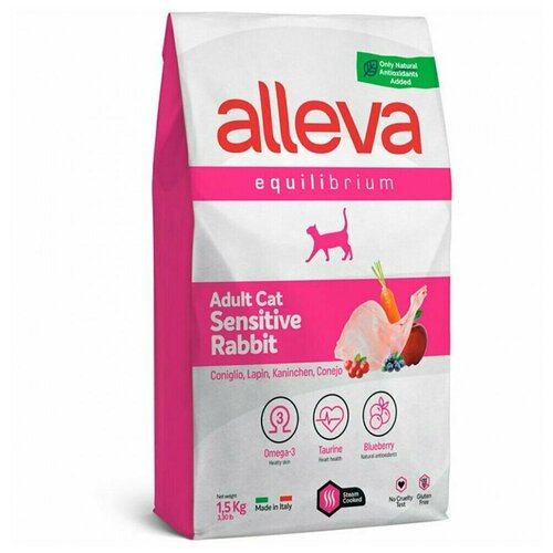  ALLEVA     Equilibrium Cat Adult Sensitive Rabbit,  ,  , 1,5    -     , -  