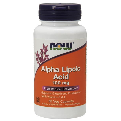   NOW Alpha Lipoic Acid with Vitamins C and E, 100 , 100 , 60 .,  