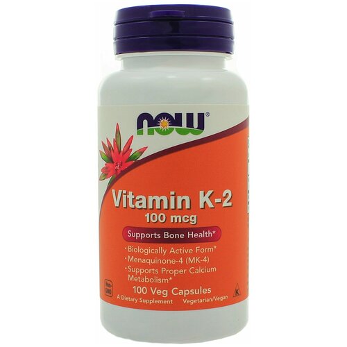  NOW Vitamin K-2 100 mcg, 100 .   -     , -  