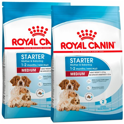  ROYAL CANIN MEDIUM STARTER      2 ,     (12 + 12 )   -     , -  