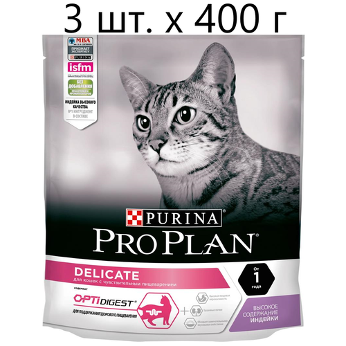      Purina Pro Plan DELICATE ADULT OPTIDIGEST   ,  , 4 .  400    -     , -,   