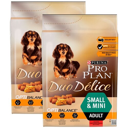  PRO PLAN DUO DELICE SMALL & MINI ADULT          (0,7 + 0,7 )   -     , -  