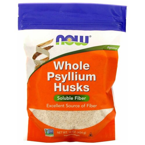 ���� ������� NOW Whole Psyllium Husks, 454 �, 454 ��, ������ ������
