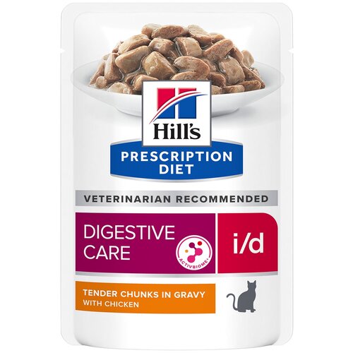   Hill's Prescription Diet i/d Digestive Care ActivBiome+ Chicken ( )  ,   ,  , 85  x 12 