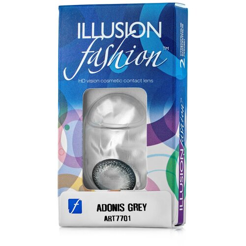    ILLUSION Fashion Adonis, 2 ., R 8,6, D 0, grey   -     , -  