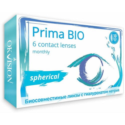    OKVision PRIMA BIO, 6 ., R 8,6, D -7,5, , 1 .   -     , -  