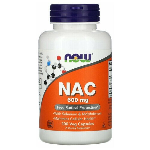  Now Foods, NAC (N--), 600 , 100     -     , -  