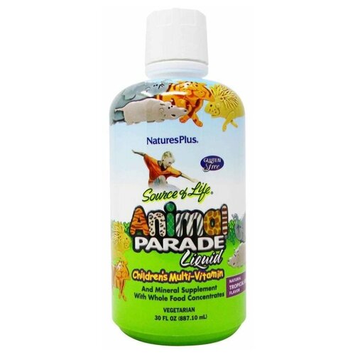  Natures Plus Animal Parade Childrens Multi-Vitamin 887 ml /       -     , -  