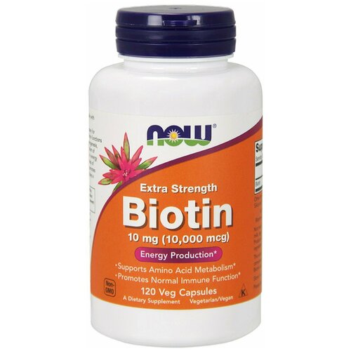  Biotin 10000 mcg 120   NOW Foods   -     , -  