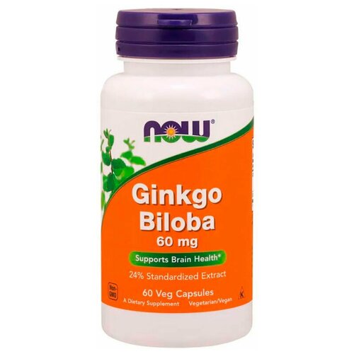  NOW Foods Ginkgo Biloba 60 . (60 .)   -     , -  