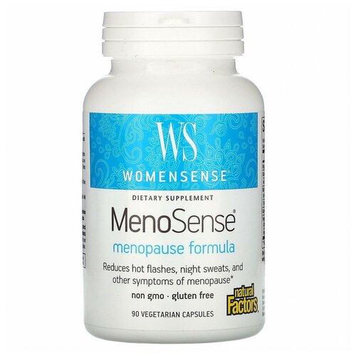 ���� Natural Factors, WomenSense, MenoSense, ������� ��� ������ � ������ ���������, 90 �������������� ������, ������ ������