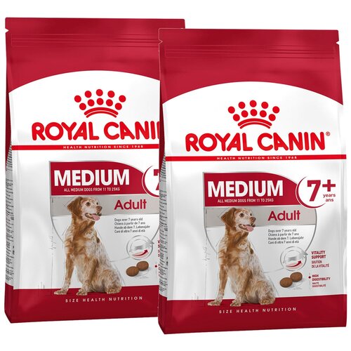    ROYAL CANIN MEDIUM ADULT 7+       7  (15 + 15 )   -     , -  