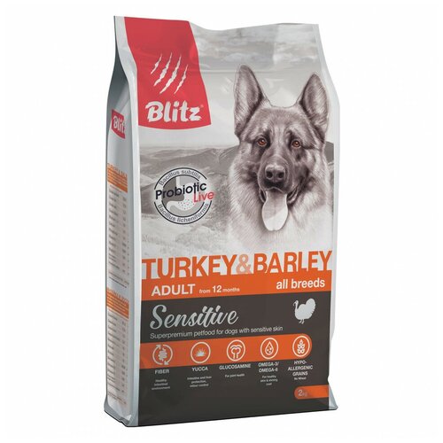  BLITZ Sensitive Turkey&Barley adult         , 2    -     , -  