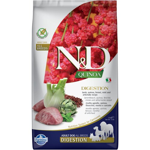           Farmina N&D Quinoa Dog Grain Free Digestion     800 .   -     , -,   