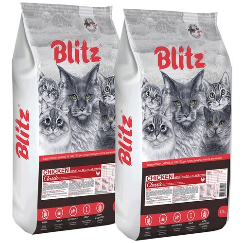  BLITZ CLASSIC ADULT CAT CHICKEN      (10 + 10 )   -     , -,   