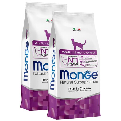  MONGE CAT ADULT CHICKEN      (10 + 10 )   -     , -,   