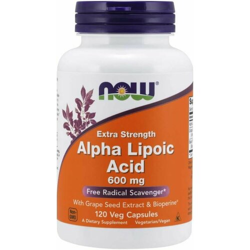    NOW Alpha Lipoic Acid, -  600  120 , ,     -     , -  