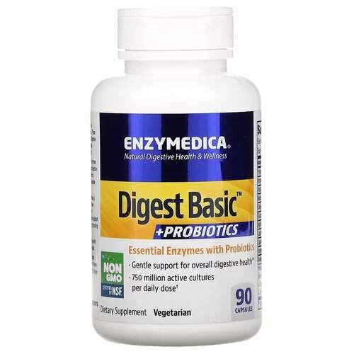  Enzymedica Digest Basic + Probiotics +  ( ) 90    -     , -  