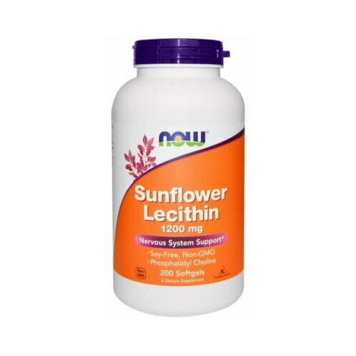  NOW Sunflower Lecithin 1200 mg 200 softgel /    1200  200    -     , -  