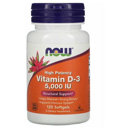 ���� NOW Foods Vitamin D3-5000 (120 ����.), ������ ������