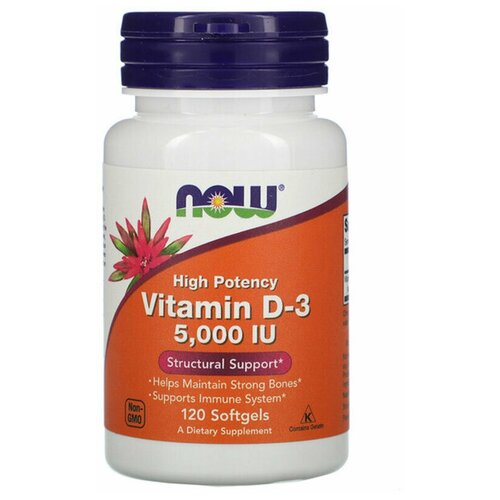  NOW Foods Vitamin D3-5000 (120 .)   -     , -  