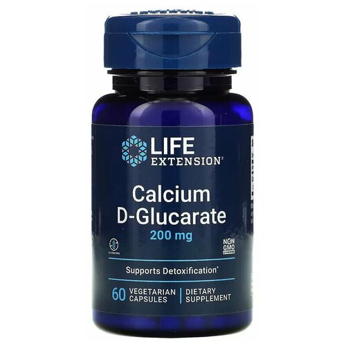  Life Extension Calcium D-Glucarate 200 mg - D-  60     -     , -  