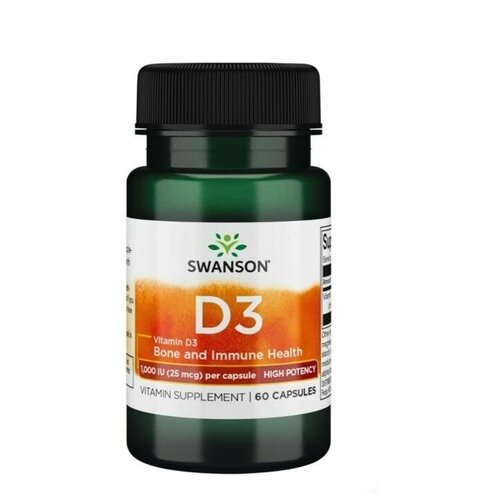  Vitamin D3 1000 IU 25 mcg High Potency  3 1000  60    -     , -  