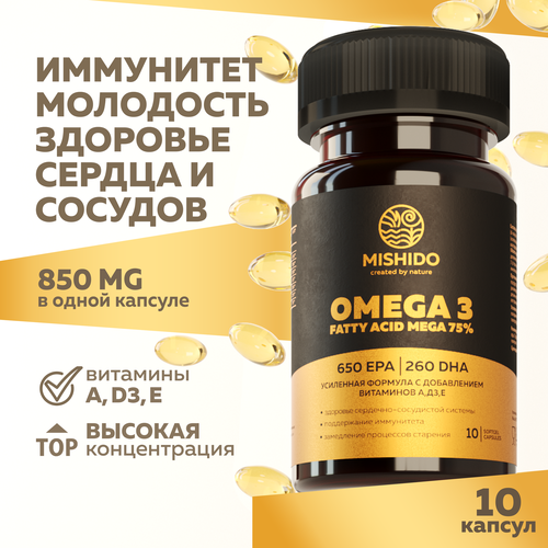   3 75% +  +  A E D3 ( 3) ULTRAMAX MISHIDO 10 , Omega 3   3,         -     , -  