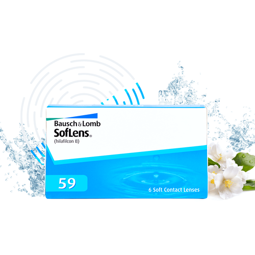    Bausch & Lomb SofLens 59, 6 ., R 8,6, D -5   -     , -  