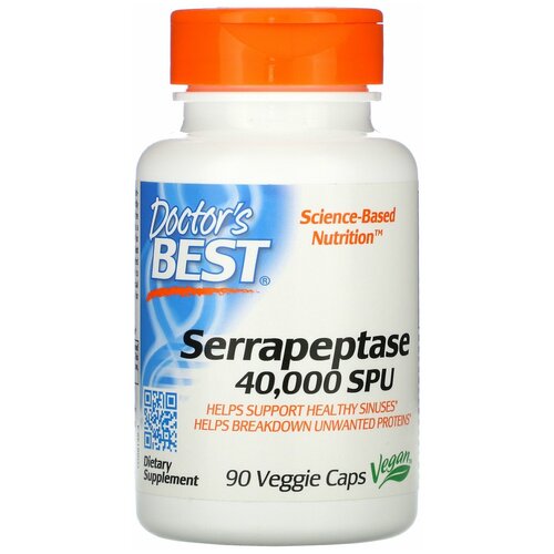   Doctor's Best Serrapeptase 40 000 SPU ., 120 , 90 .   -     , -  