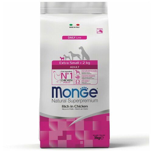    Monge Daily Line Extra Small Adult     ,  , 3   -     , -,   