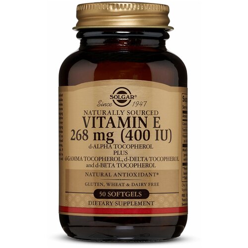   E Solgar Vitamin E 268 mg. 400IU 50 .    -     , -  