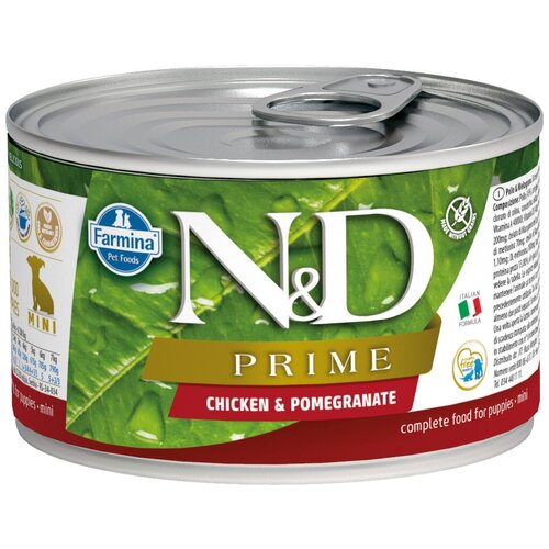    ND Dog PRIME Chicken & Pomegranate PUPPY MINI /        6   140   -     , -,   