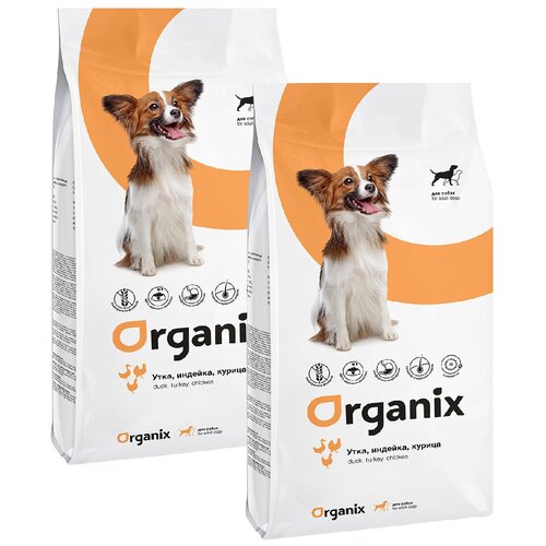  ORGANIX GRAIN FREE ADULT DOG DUCK TURKEY & CHICKEN        ,    (18 + 18 )   -     , -,   