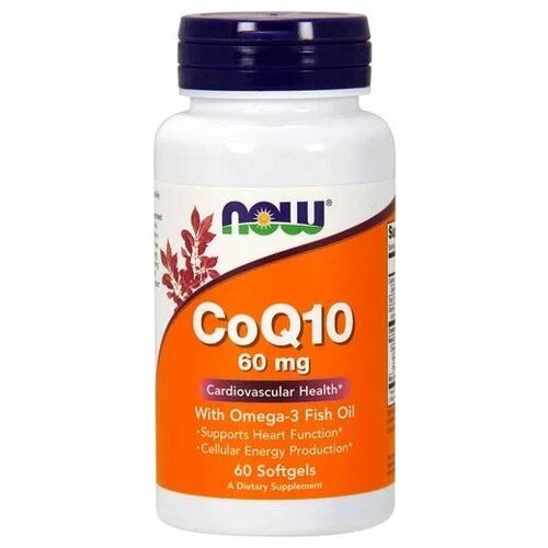   NOW CoQ10, 60 , 60 .   -     , -  