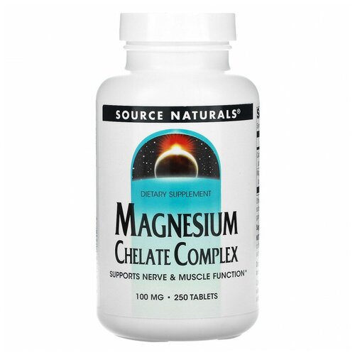  Source Naturals Magnesium Chelate ( ) 100  250    -     , -  