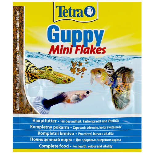  Tetra Guppy Mini Flakes     , 12 