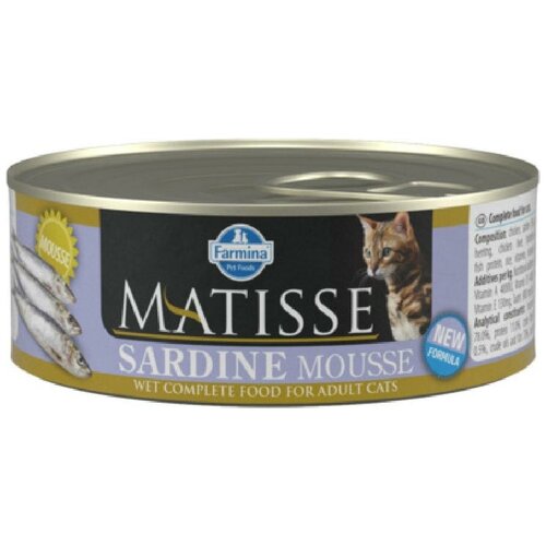  FARMINA     MATISSE CAT MOUSSE LINE  5766 | Matisse Cat Mousse Line Sardine 0,085  41121 (2 )   -     , -,   