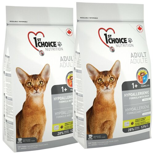  1ST CHOICE CAT ADULT HYPOALLERGENIC           (5,44 + 5,44 )   -     , -,   