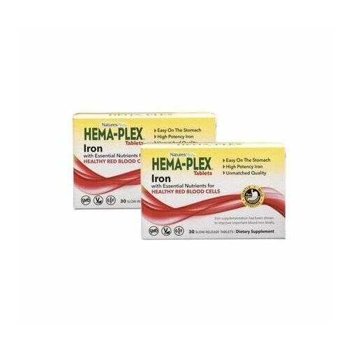  Natures Plus  Hema Plex 2   30    -     , -  