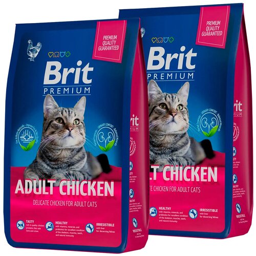  BRIT PREMIUM CAT ADULT CHICKEN      (2 + 2 )   -     , -,   