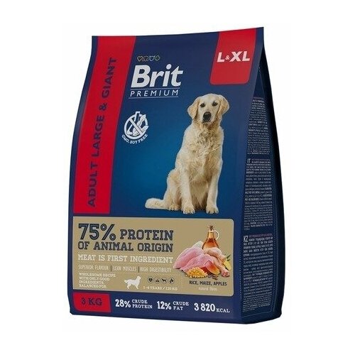  Brit Premium Dog Adult Large and Giant            1 -3   -     , -,   