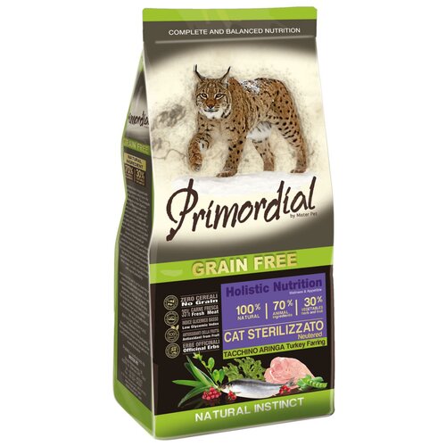   Primordial Grain Free Sterilizzato Turkey & Farring ()   ,    , 6    -     , -,   