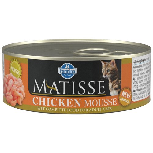   Farmina Matisse Chicken Mousse ()    , 85  x 12    -     , -,   