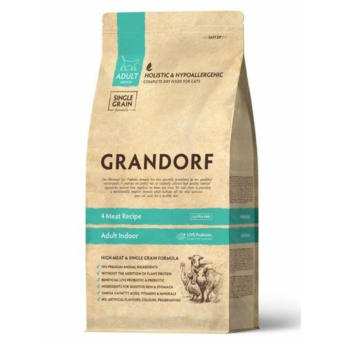      GRANDORF 4 Meat Recipe Adult Indoor 4      400    -     , -  